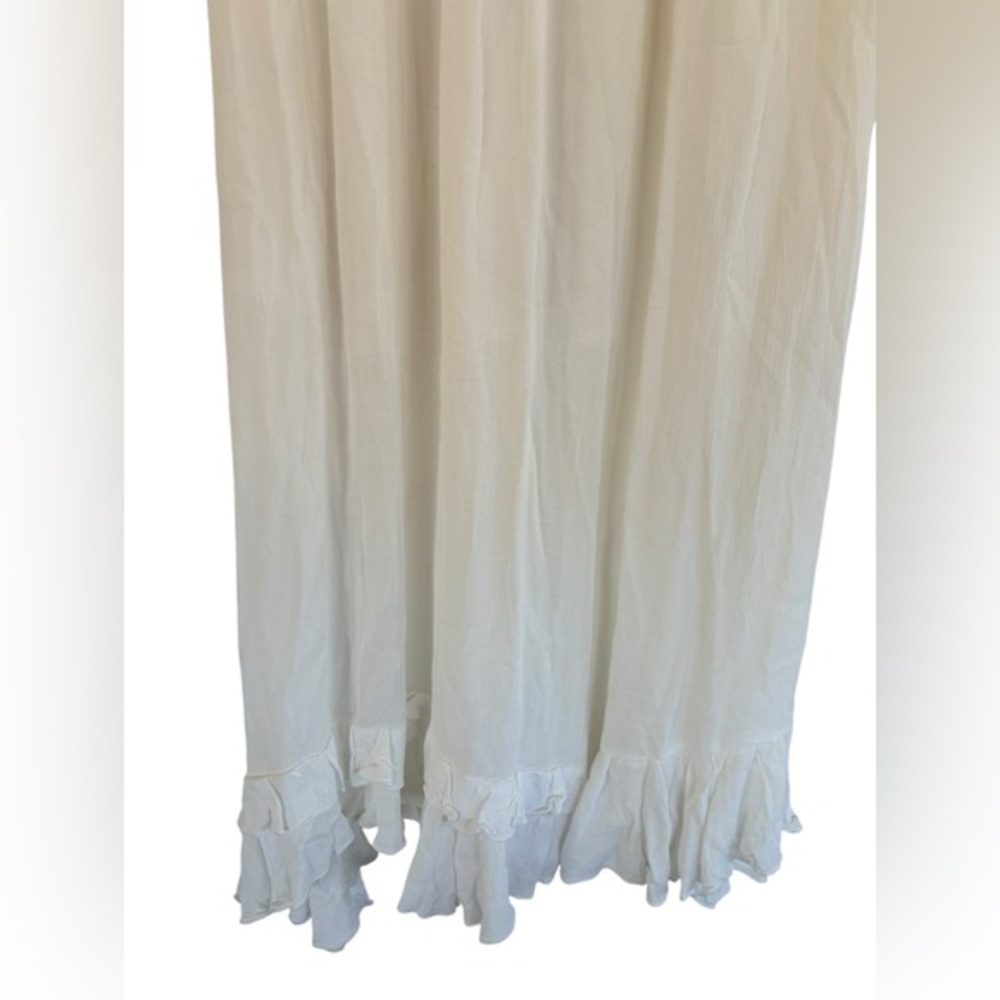 The Post Strapless White Lace‎ Bust Maxi Dress Size Medium - Picture 3 of 6